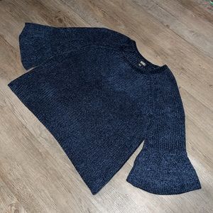 A.N.A A New Approach Navy Bell Sleeve Sweater Petite XXL